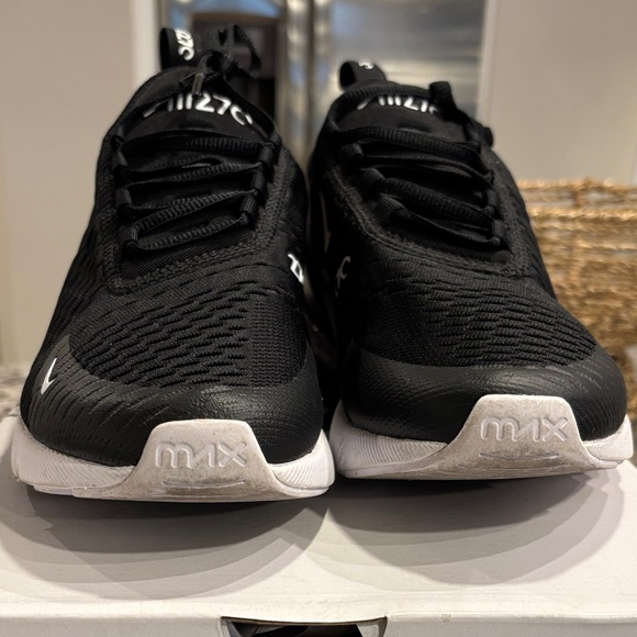 Nike Air Max 270 Black and White Sneakers - Picture 4 of 6
